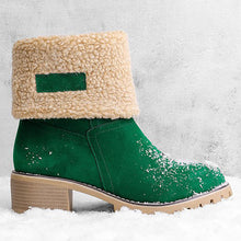 Cargar imagen en el visor de la galería, Libiyi seniors&#39; chunky heel winter boots - Libiyi