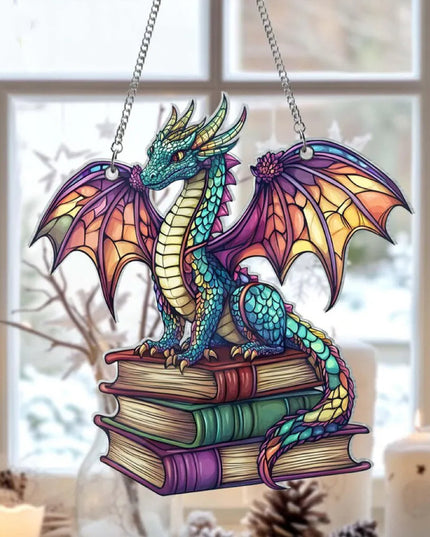 🎄2024 Christmas Gift 50% Off--Acrylic Colorful Dragon Suncatcher Ornament - Libiyi