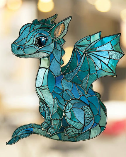 🎄2024 Christmas Gift 50% Off--Acrylic Colorful Dragon Suncatcher Ornament - Libiyi