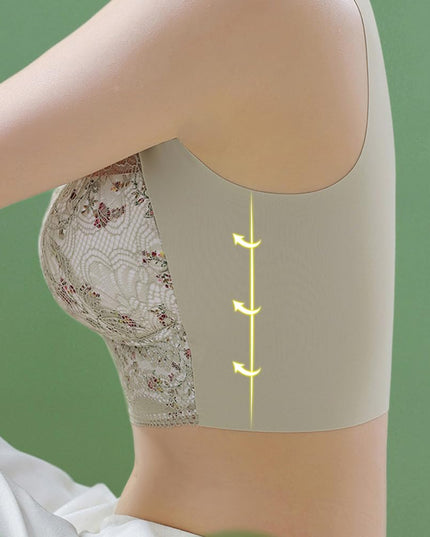No Wire Push up Bra Wrapped Chest Vest - Libiyi