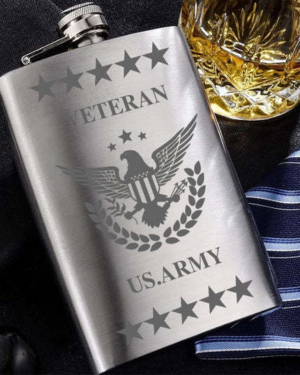 🔥49% OFF🎖️Stainless Steel Military Veteran Flasks - Libiyi