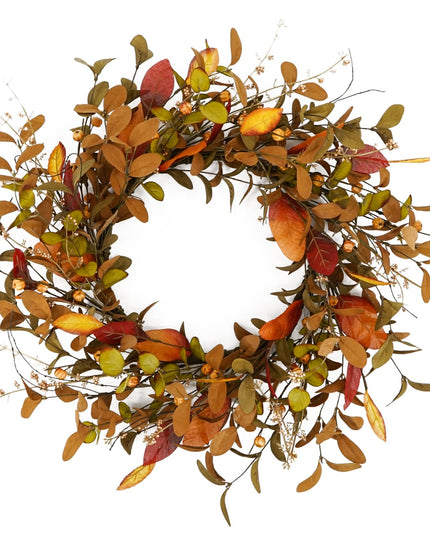 Fall wreath for the front door - Libiyi