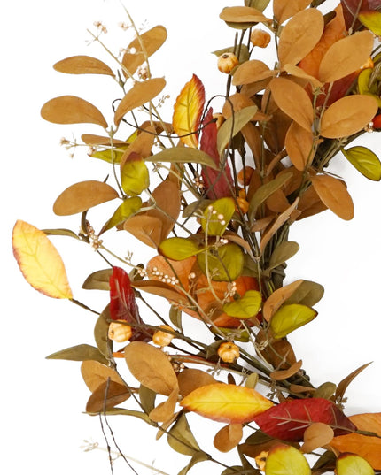 Fall wreath for the front door - Libiyi