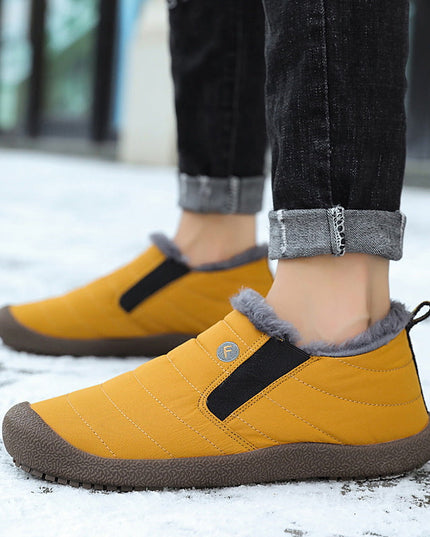 Large Size Waterproof Warm Cotton Snow Boots Lovers Shoes - Keilini