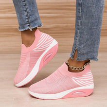 Load image into Gallery viewer, Women&#39;s low top fly woven casual sneakers - Libiyi