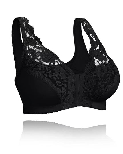 Front Hook, Stretch Lace, Posture Correction – One Piece Bra - Keilini