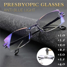 Load image into Gallery viewer, Sapphire High Hardness Anti Blue Light Intelligent Dual Focus Reading Glasses - Libiyi