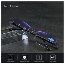 Cargar imagen en el visor de la galería, Sapphire High Hardness Anti Blue Light Intelligent Dual Focus Reading Glasses - Libiyi