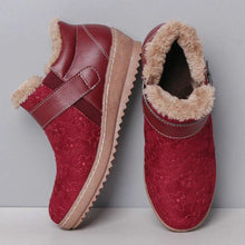 Laden Sie das Bild in den Galerie-Viewer, women&#39;s round toe low top color blocking cotton shoes - Keilini