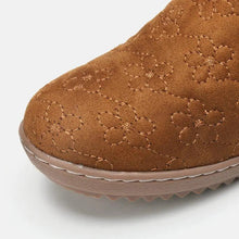 Carregar imagem no visualizador da galeria, women&#39;s round toe low top color blocking cotton shoes - Keilini
