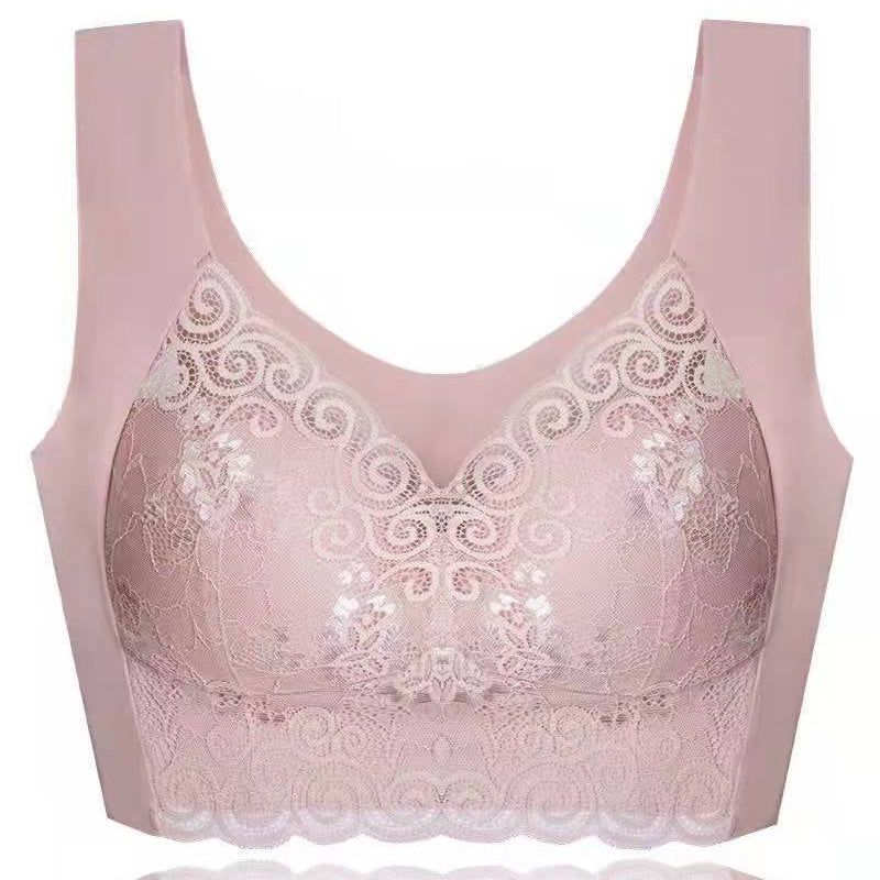 Push up beautiful back no steel ring lace underwear - Libiyi
