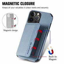 Carregar imagem no visualizador da galeria, Wallet Magnetic Stand Shockproof Case for iPhone - Libiyi