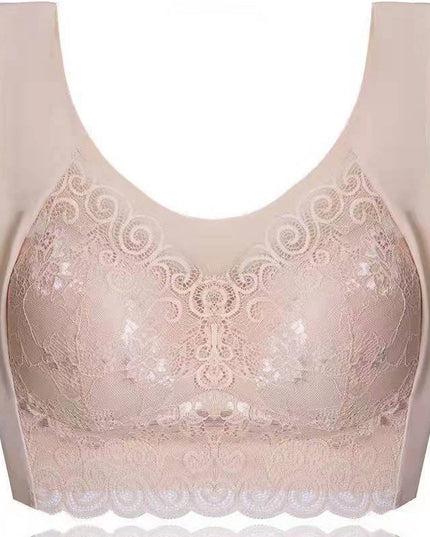 Push up beautiful back no steel ring lace underwear - Libiyi