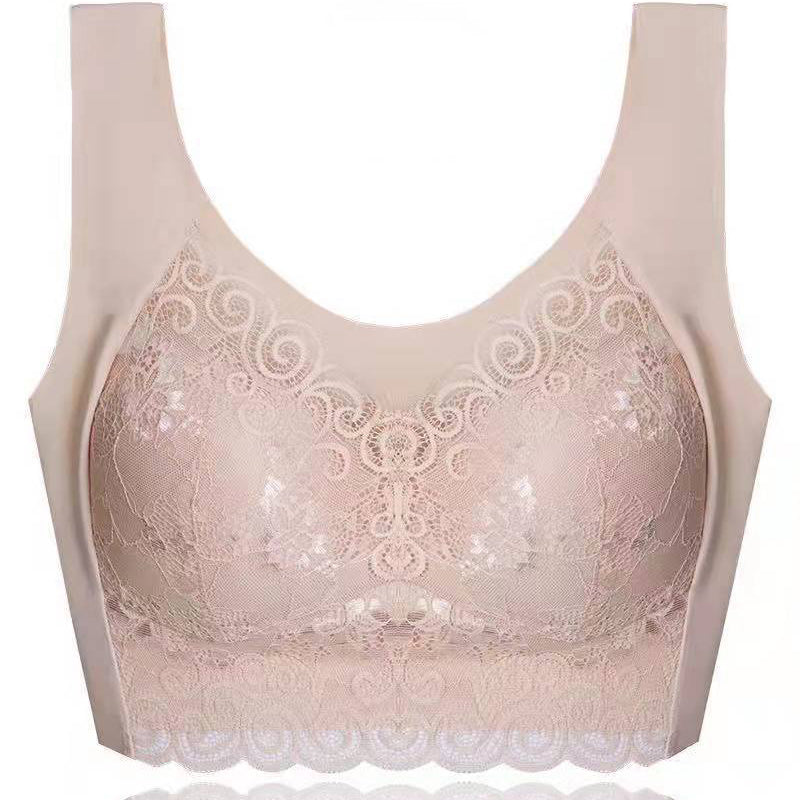 Push up beautiful back no steel ring lace underwear - Libiyi