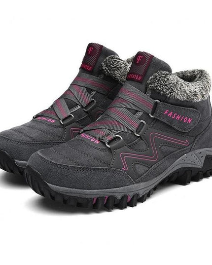 Autumn and winter non-slip warm and comfortable high-top casual cotton shoes—Unisex - Keillini