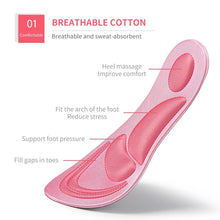 Load image into Gallery viewer, 4d Memory Foam Orthopedic Insoles For Shoes Women Men - Libiyi