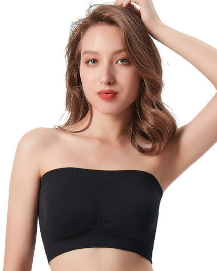 double layer bottoming no steel ring tube top underwear - Keillini