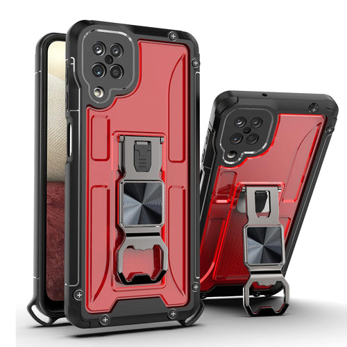 Unique 3 In 1 Translucent Shockproof Case For Samsung A12 - Libiyi