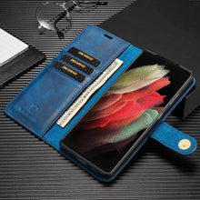 Carregar imagem no visualizador da galeria, Luxury Genuine Leather Wallet Flip Case For Samsung Galaxy A Series - Libiyi