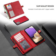 Laden Sie das Bild in den Galerie-Viewer, MEGSHI Magnetic 2-in-1 Detachable Leather Wallet Case For Samsung A Series - Libiyi