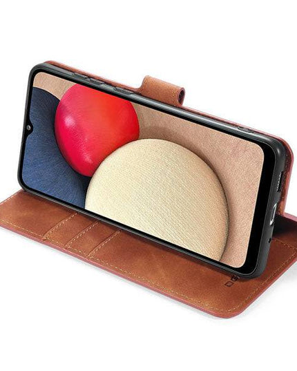 Wallet Stand PU Leather Case For Samsung Galaxy A02S - Libiyi