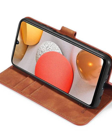 Wallet Stand PU Leather Case For Samsung Galaxy A12 - Libiyi