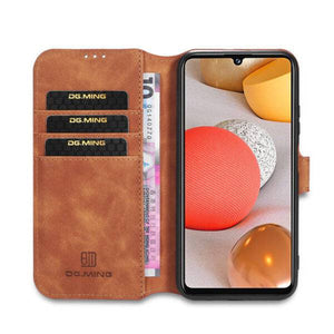Wallet Stand PU Leather Case For Samsung Galaxy A42 - Libiyi