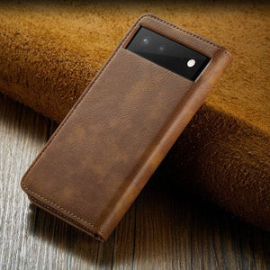 Magnetic 2-in-1 Detachable Leather Wallet Case For Google Pixel 6 - Libiyi