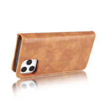 Laden Sie das Bild in den Galerie-Viewer, DG.MING Magnetic Detachable Leather Wallet iPhone Case - Libiyi
