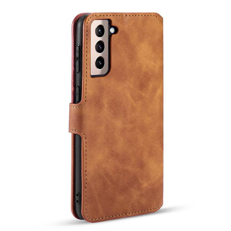 Wallet Stand PU Leather Case For Samsung Galaxy S21(5G) - Libiyi