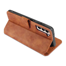 Laden Sie das Bild in den Galerie-Viewer, Wallet Stand PU Leather Case For Samsung Galaxy S21(5G) - Libiyi