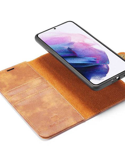 Magnetic 2-in-1 Detachable Leather Wallet Case For Samsung S21 - Libiyi