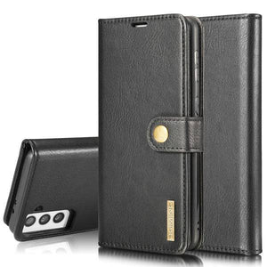 Magnetic 2-in-1 Detachable Leather Wallet Case For Samsung S21 - Libiyi