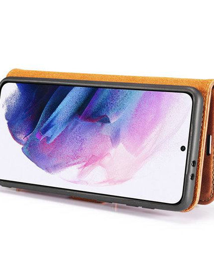 2-in-1 Detachable Leather Wallet Case For Samsung S21 FE - Libiyi