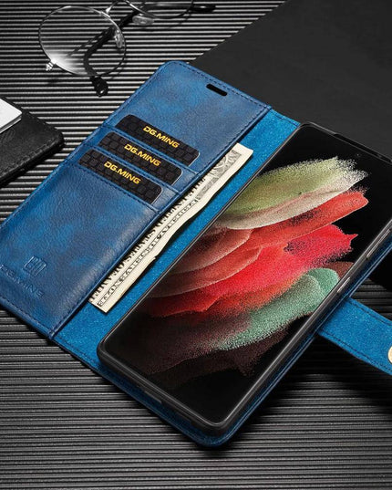 Luxury Leather Card Wallet Flip Magnet Case For Samsung Galaxy S21 Series - Libiyi