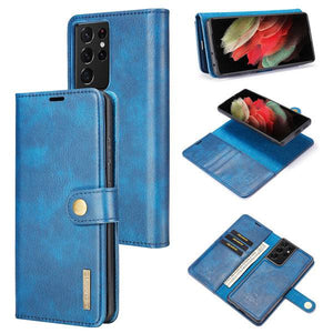 Samsung Galaxy S21 Ultra Magnetic 2-in-1 Detachable Leather Wallet Case - Libiyi