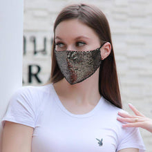 Carregar imagem no visualizador da galeria, Fashion shiny Facewashable And Reusable Outdoor Sequined Cover Face-Mask - Libiyi