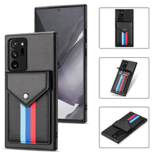 Load image into Gallery viewer, Lanyard Leather Wallet Card Holder Stand Phone Case For Samsung Galaxy - Libiyi