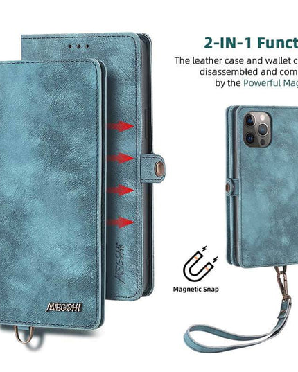 Cardholder Wrist Leather Phone Case for iPhone - Libiyi