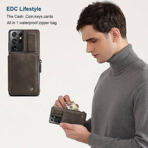 Multifunctional Wallet Phone Case For Galaxy - Libiyi