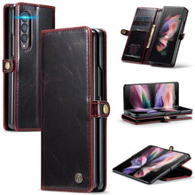 Cargar imagen en el visor de la galería, Luxury Flip Leather Card Slots Phone Case for Galaxy Z Fold 3 5G - Libiyi