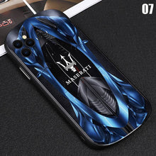 Cargar imagen en el visor de la galería, 2022 3D Elliptical Glass Racing Car iPhone Case - Libiyi