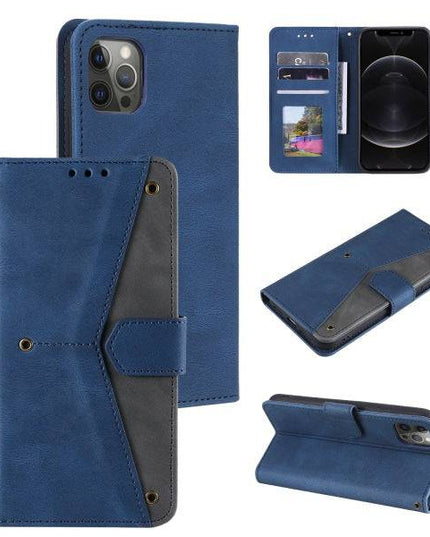 2021 Splicing Leather Retro Protective Wallet Case For iPhone - Libiyi
