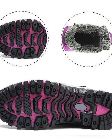 Autumn and winter non-slip warm and comfortable high-top casual cotton shoes—Unisex - Keillini