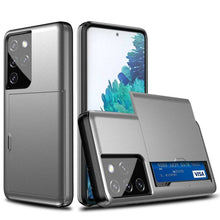 Carregar imagem no visualizador da galeria, Rigide Flashy Porte-cartes Case For Samsung Galaxy S21 Ultra(5G) - Libiyi