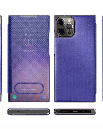 Kevlar Slim Flip Cover Smart Window Case For iPhone - Libiyi