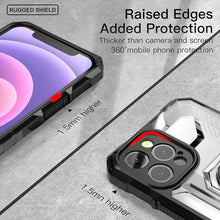 Cargar imagen en el visor de la galería, Magnetic Metal Finger Ring Holder Armor Case For iPhone - Libiyi