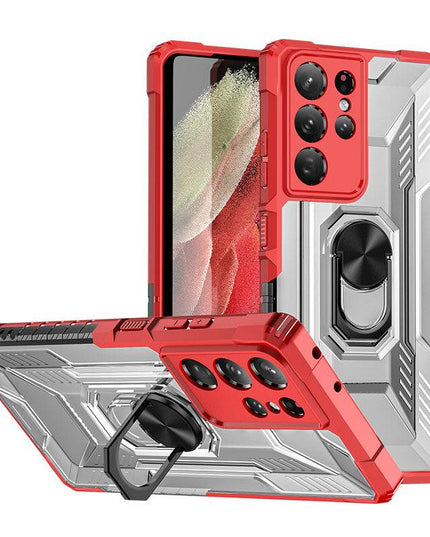 Magnetic Metal Finger Ring Holder Armor Case For Samsung - Libiyi