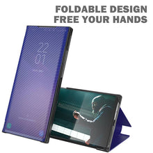 Load image into Gallery viewer, Smart Window Slim Flip Kevlar Case For Samsung - Libiyi