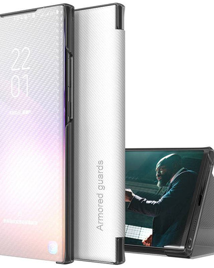 Smart Window Slim Flip Kevlar Case For Samsung - Libiyi